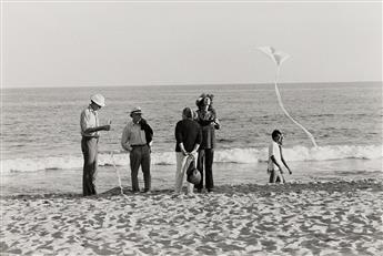 ELLIOTT ERWITT (1928-2023) A selection of 5 photographs depicting beach scenes. Circa 1970s.